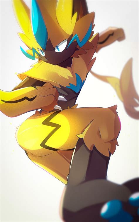 zeraora fanart|zeraora female fanart.